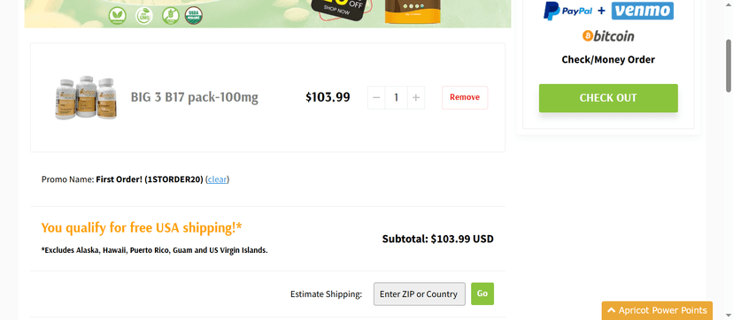 Save More on Vitamin B17 Supplements - Get 15% Off at Apricot Power