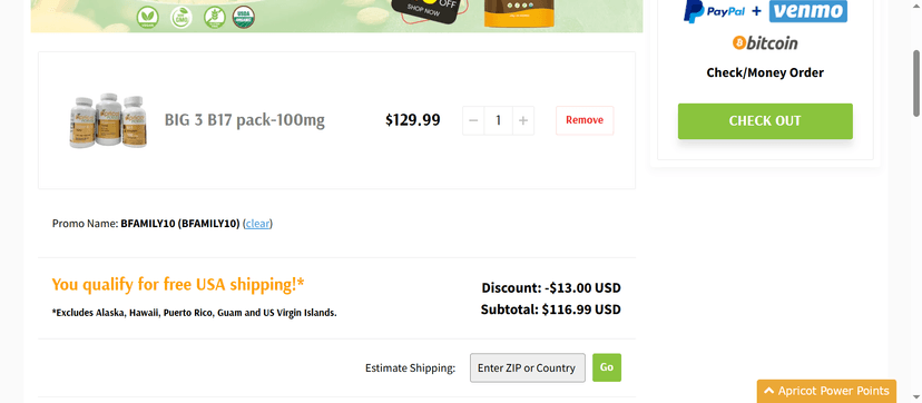 Apricot Power Discount - 15% Off on Apricot Seed Combo Packs